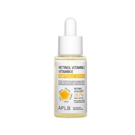 APLB Retinol Vitamin C Vitamin E Ampoule Serum 40ml (Korea)