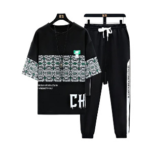 Printed T-Shirt & Full pant Set