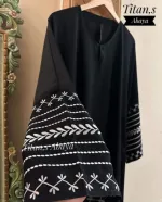 Women's Embroidered Abaya Borka, Sizes 50 to 56