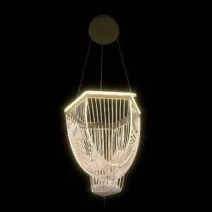 Qulik Modern Chandelier Hanging hexagons shape LED Ceiling Light (QL-Y2021-250)