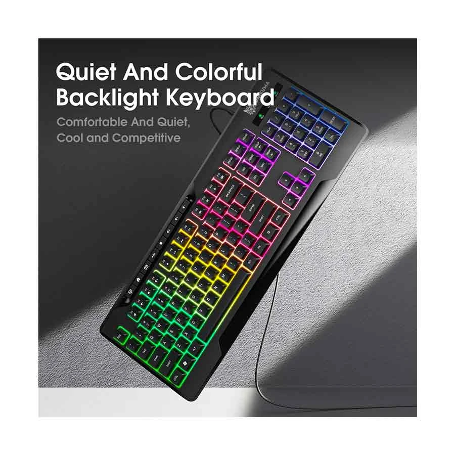 Onikuma G32 Black USB RGB Backlit Gaming Keyboard