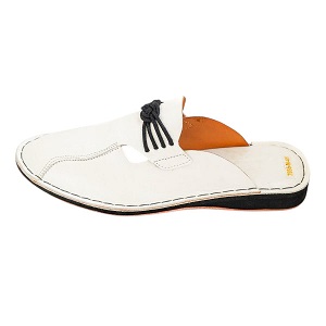 Jilapi Half Shoe – White