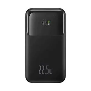 Baseus Comet Series PPMD20 Dual Cable 20000mAh Black 22.5W Power Bank with Digital Display