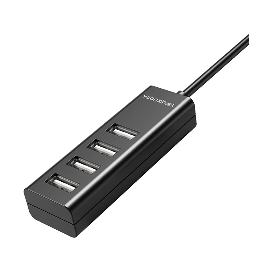 Yuanxin X-2328T Type-C to 4-Port USB Hub Black