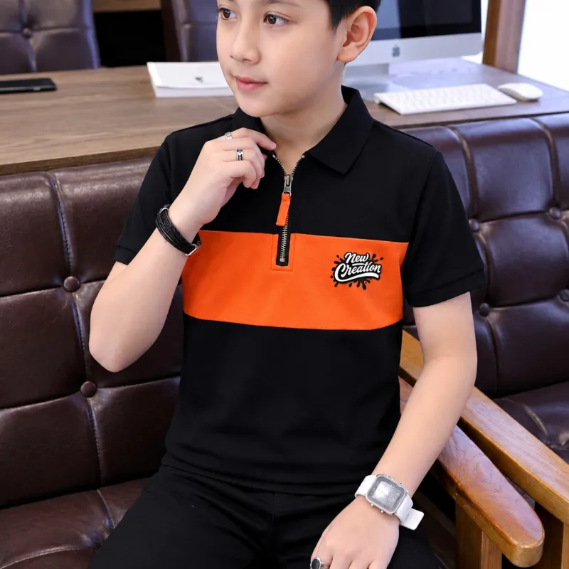 Kids' Pure Cotton Polo Shirt, Sizes 1-2Y to 9-10Y, 5 Colours