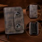 Multi-Compartment Zipper Wallet for Men