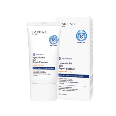 Care:nel Dr. Skin Hyaluvita B5 Repair Essence SPF50+ PA++++ 50ml (Korea)