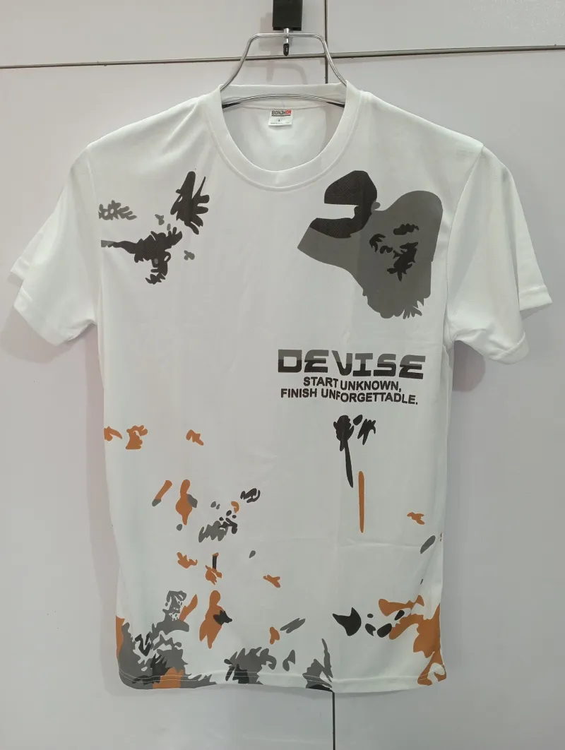 Stylish Comfortable sports T-Shirt(ASh+White)