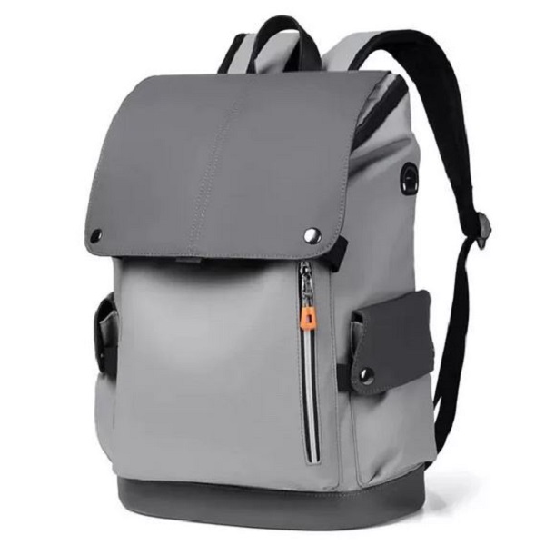 PU Leather Waterproof Men’s Laptop Business Urban Backpack USB Charging