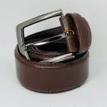 Leather belt for men