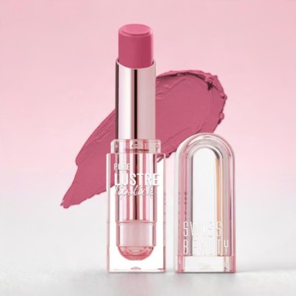 Swiss Beauty Pure Lustre Lipstick - 05 Silk Pink (China)