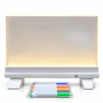 Rechargeable LED Acrylic Writing Board with 7 Colour Marker Pens
