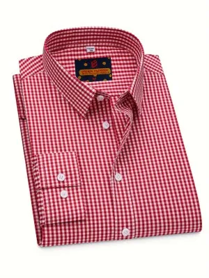 Mens long sleeve Grameen check shirt