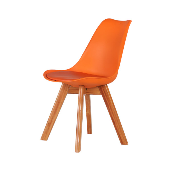 Regal SMART CAFE CHAIR- TULIP Tulip Chair-301 (Orange)