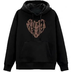 Comfortable (Sweet Heart) winter hoodie for women