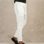Men's Off-White Stretch Chain Narrow Pajama
