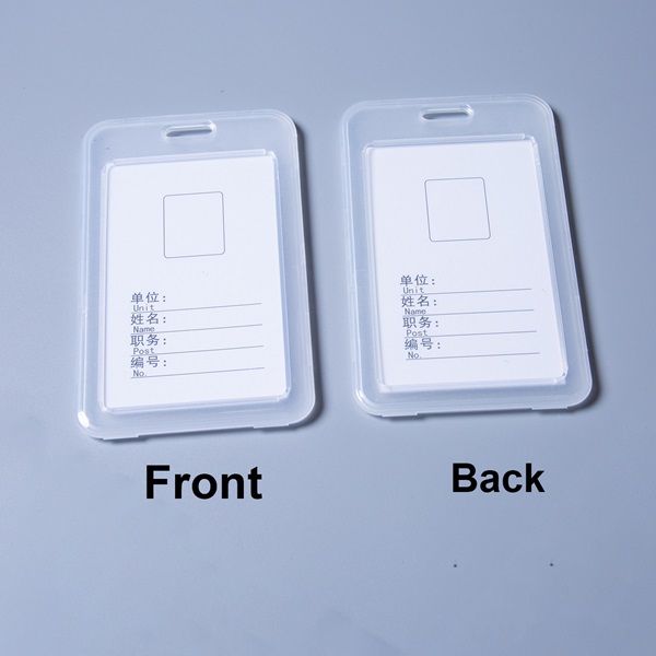 Foldable PP plastic ID Card Cover / Card Holder