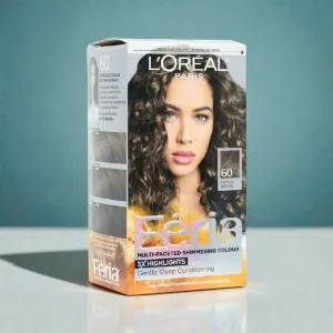 L'Oreal Feria Multi Faceted Shimmering Hair Colour - 60 Crystal Brown (Mexico)