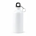 Water Bottle White 500ml – Lightweight Aircraft-Grade Aluminum Portable Sports & Travel Bottle with Glossy Finish & Carton Box (Model: INTE-7801)