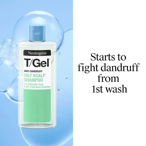 Neutrogena T/Gel Anti-Dandruff Oily Scalp Shampoo 250ml (Greece)