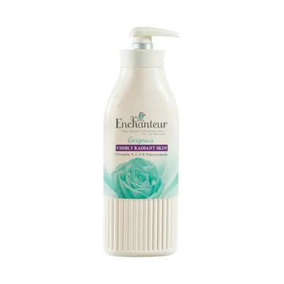 Enchanteur Gorgeus Satin White Perfumed Lotion 400ml (Malaysia)