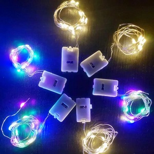 1m/2m LED Copper Wire String Decoration Lights