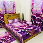 Water Proof China Premium 3D Design Bed Sheet King Size (7.8ft/6.8ft)