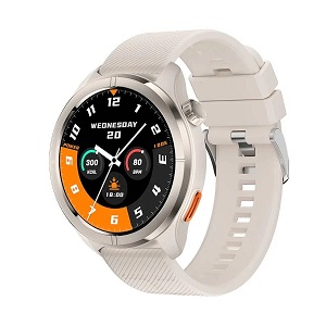 Haylou Solar Neo 2 Silver AMOLED Bluetooth Calling with Woven and Silicone Strap Smartwatch