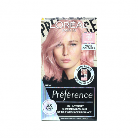 Loreal Hair Color Preference - 9.213 Rose Gold (Belgium)