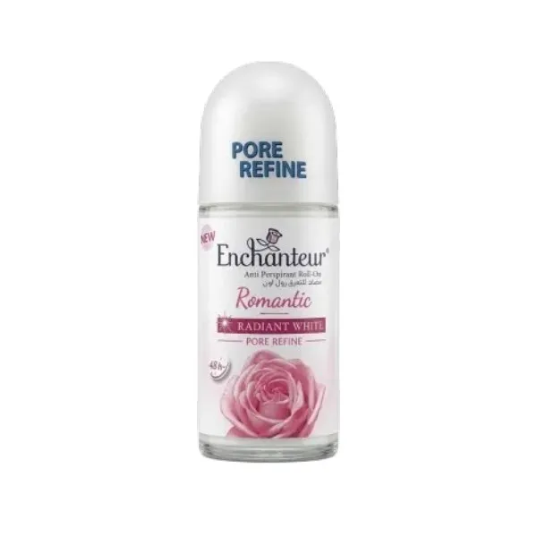 Enchanteur Romantic Radiant White Pore Refine Anti Perspirant Roll On 50ml (Vietnam)