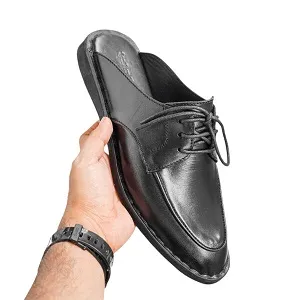 Lace Half Shoe – Black