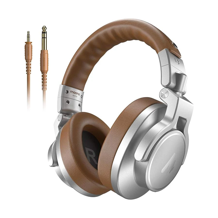 Maono MH700 Wired Studio Monitor Headphone Silver