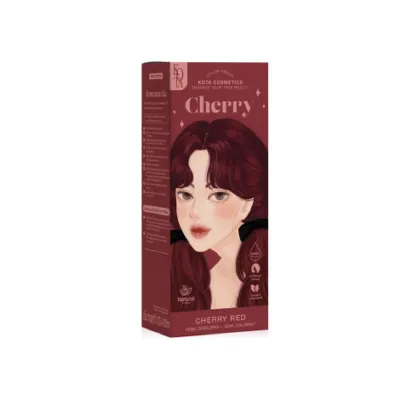 Kota Hair Color Cream Cherry - Cherry Red (Thailand)