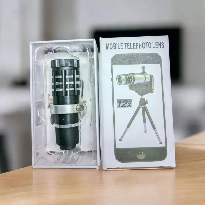 12x Zoom Metal Telephoto Lens for Mobile