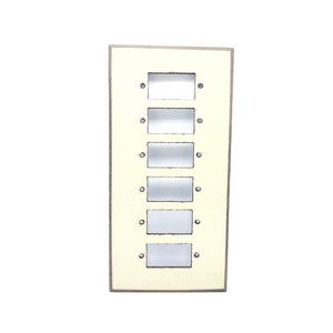 6 Hole Fiber Switch Board Off-White
