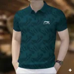 Men's Cotton Polo Shirt, Half Sleeve, Sizes L and XL, 4 Colours