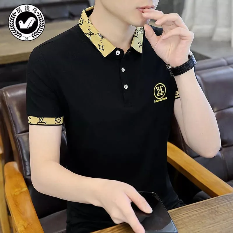 Men's Pure Cotton Polo Shirt, 190 GSM, Sizes M to XXL