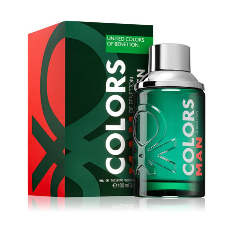 Benetton Colors Green for Man Eau De Toilette 100ml (Spain)