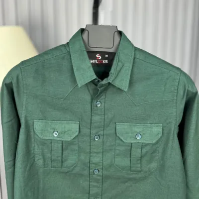 Premium Lap Seam Double Pocket Shirt