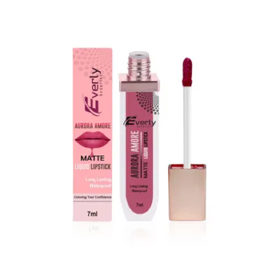 Everly Beauties Aurora Matte Liquid Lipstick - Fuschialac (China)