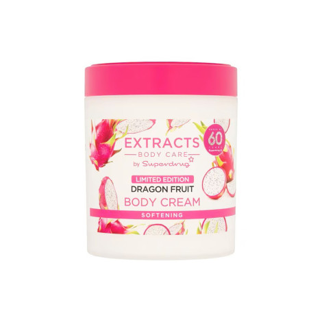 Superdrug Extracts Limited Edition Dragon Fruit Body Cream 475ml (UK)