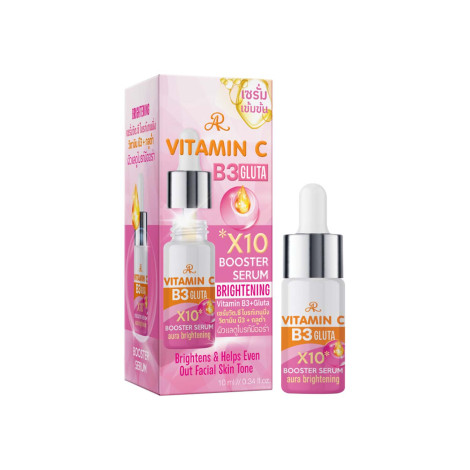 AR Vitamin C B3 Gluta X10 Booster Serum 10ml (Thailand)
