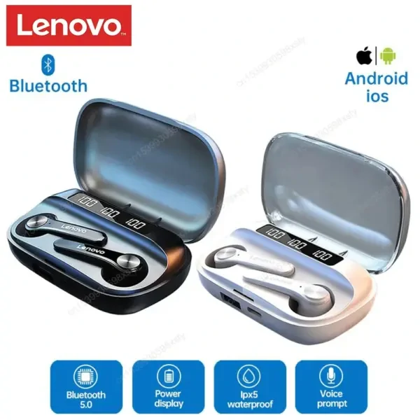 Lenovo QT81 TWS Bluetooth Dual Earbuds