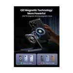Ugreen MagFlow W706 20W Qi2 2-in-1 Grey Magnetic Wireless Charger with Stand