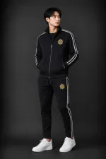 Brushed Pure Cotton Hoodie and Trouser Combo, 280-300 GSM