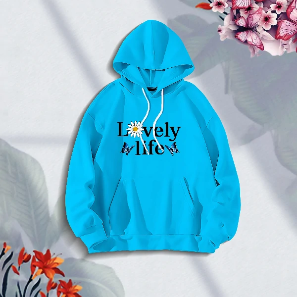 Premium Comfortable Stylish (Lovely Life-pest) Ladies winter hoodie