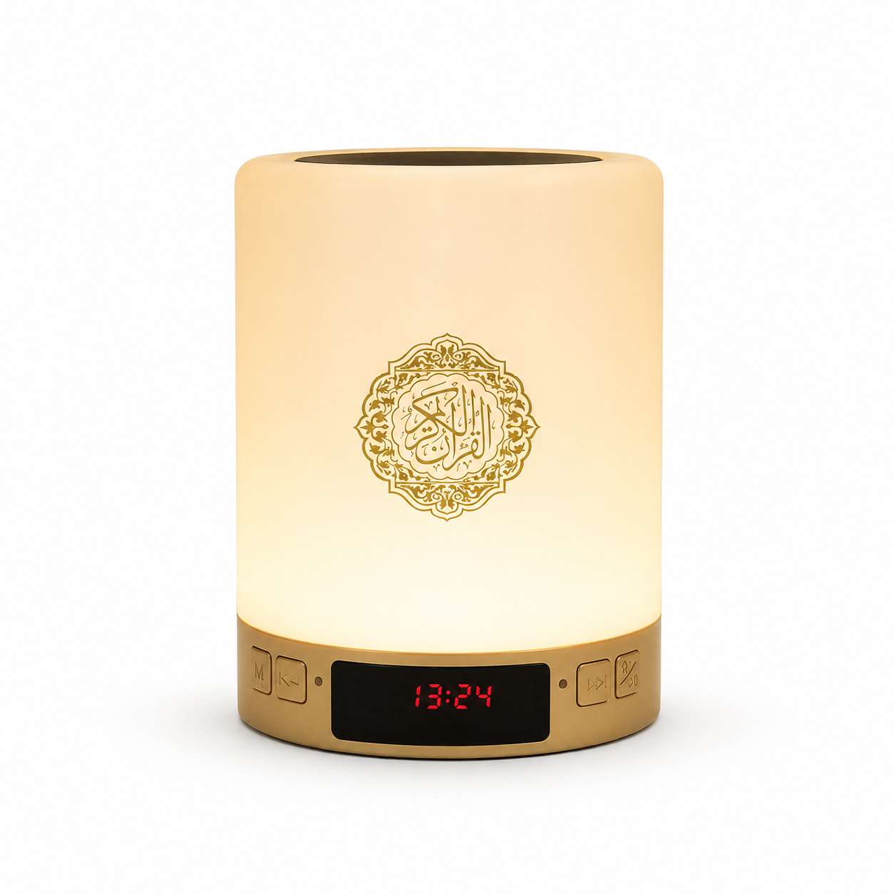 SQ-112 Smart Touch Lamp Quran Speaker – Touch Control LED Night Light with Full Quran Recitation, Azan Time, Remote & Mobile App Control