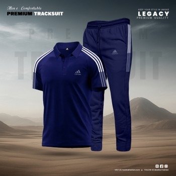 Men's PP Fabric T-Shirt and Trouser Summer Set, Sizes M to XXL
