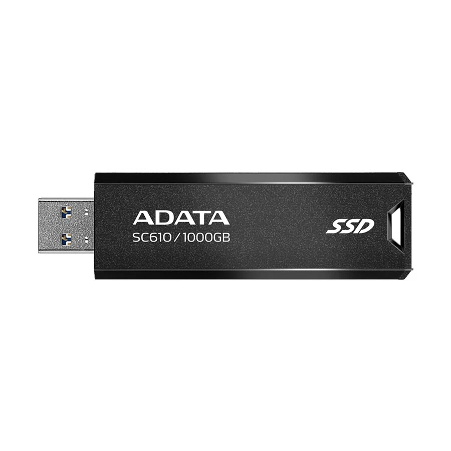 ADATA SC610 1000GB USB 3.2 Black Portable External SSD