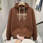 Men's Cotton Full Sleeve Winter Hoodie, 320 GSM, 5 Colours